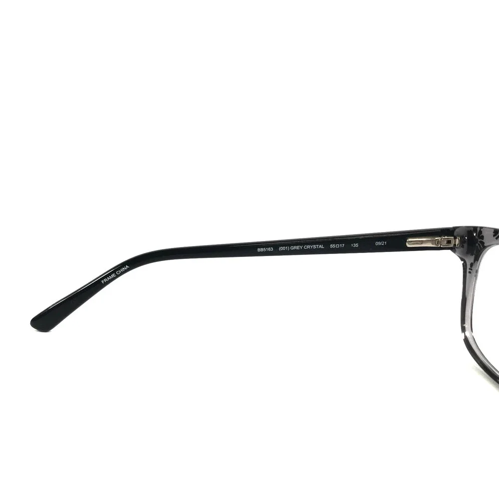 Bebe Eyeglasses Frames BB5163 001 GREY CRYSTAL Black Cat Eye Full Rim 55-17-135